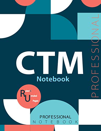 CTM Notebook, Examination Preparation Notebook, Study writing notebook, Office writing notebook, 140 pages, 8.5” x 11”, Glossy cover