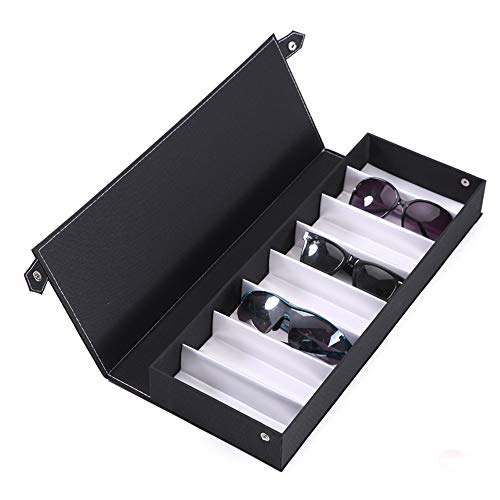 Cxraiy-HO Caja De Almacenamiento De Gafas Gafas de Sol Gafas Display Vitrina Sunglass Storage Case Bandeja Caja De Almacenamiento De Gafas