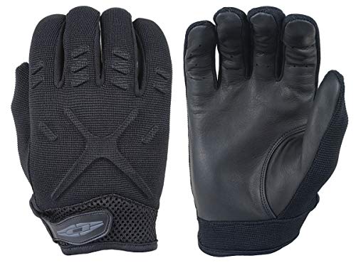 Damascus MX30 Interceptor X Unlined Gloves with Leather Palms, Black, Large by Damascus Protective Gear