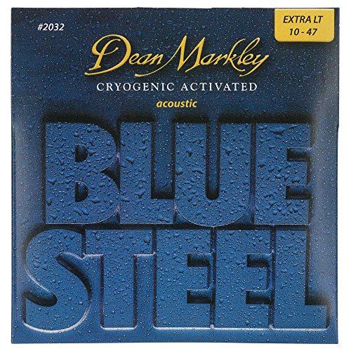Dean Markley DM-2032-XL - Juego de cuerdas para guitarra acústica de acero.010 - .048