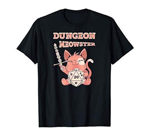 Dice gato Dados juego de rol de mesa JdR Juego de Rol D20 Camiseta Dice gato Dados juego de rol de mesa JdR Juego de Rol D20 Camiseta