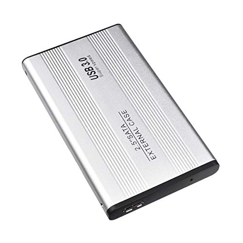 Disco Duro Externo 2 TB, Ultra Slim Disco Duro Externo USB3.0 SATA HDD Almacenamiento para PC,Xbox, Chromebook(2TB,Plata) Disco Duro Externo 2 TB, Ultra Slim Disco Duro Externo USB3.0 SATA HDD Almacenamiento para PC,Xbox, Chromebook(2TB,Plata)