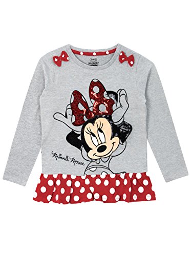 Disney - Camiseta para niñas - Minnie Mouse - 6-7 Años
