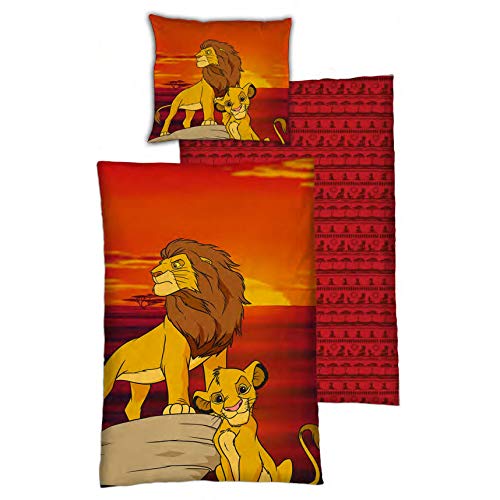 Disney Lion King Kids Duvet Cover 140x120 cm and Pillow Cover 63x63 cm