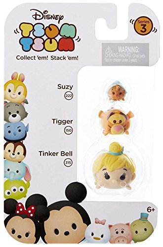 Disney Tsum Tsum Series 3 Suzy, Tigger & Tinker Bell 1 Minifigure #222, 150 & 315 by Disney