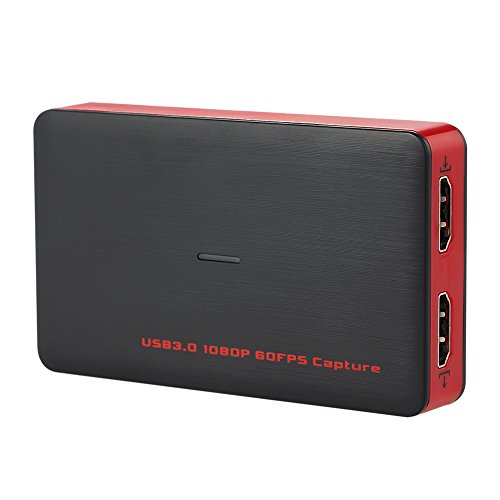 Docooler Tarjeta de Captura USB 3.0 1080P,Captura de Videojuegos HD, Convertidor de Vídeo, Transmisión en Vivo Plug and Play Entrada HD Salida para Xbox One PS4 Wii U Docooler Tarjeta de Captura USB 3.0 1080P,Captura de Videojuegos HD, Convertidor de Vídeo, Transmisión en Vivo Plug and Play Entrada HD Salida para Xbox One PS4 Wii U
