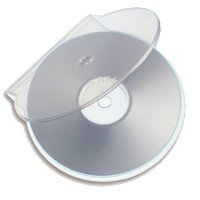 Dragon Trading® - Juego de 25 cajas de almacenamiento para CD con carcasa transparente para 1 disco