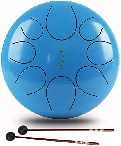 Drume mano panda tambor 12 pulgadas 8 notas Tambor de la lengua Instrumento de percusión, tambor de acero para niños Educación musical, tambor de tanques con bolsa, libro de música, mazos, tambor pequ Drume mano panda tambor 12 pulgadas 8 notas Tambor de la lengua Instrumento de percusión, tambor de acero para niños Educación musical, tambor de tanques con bolsa, libro de música, mazos, tambor pequ