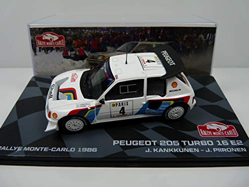 EAGLEMOSS RMIT7H 1/43 IXO Rallye Monte Carlo - Peugeot 205 Turbo 16 E2 1986 Kankkunen