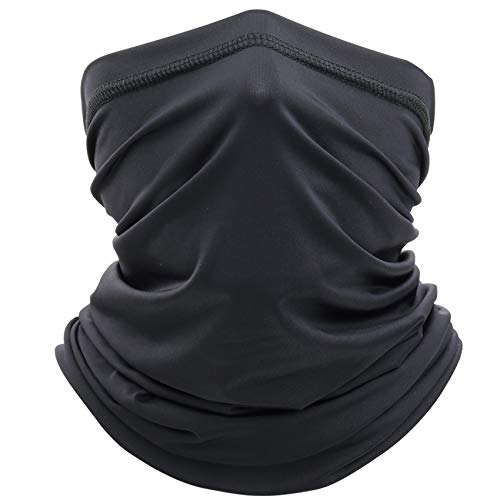 EasyULT Bragas de Cabeza Elasticidad Multifunción, Bragas de Cuello Tubular, para Ciclismo Senderismo Yoga Moto Aire Libre Playa - Negro EasyULT Bragas de Cabeza Elasticidad Multifunción, Bragas de Cuello Tubular, para Ciclismo Senderismo Yoga Moto Aire Libre Playa - Negro