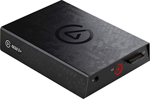 Elgato 4K60 S+, Tarjeta de captura, captura a 4K60 HDR10, grabación en tarjeta SD independiente, traspaso sin retardo, PS5/PS4, Xbox Series X/S, Xbox One X/S, USB 3.0, codificador HEVC