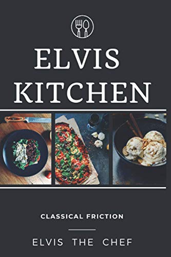 ELVIS KITCHEN: 6"x 9" with 150 pages, This awesome Paperback creatively designed for writing, it has a hard glossy cover, for durable and long lasting ... good quality lined prints both front and back