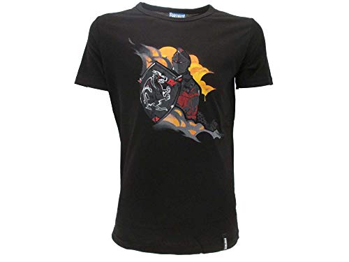 Epic Games - Camiseta original de Fortnite para niño y niño, color negro Negro 14-16 años