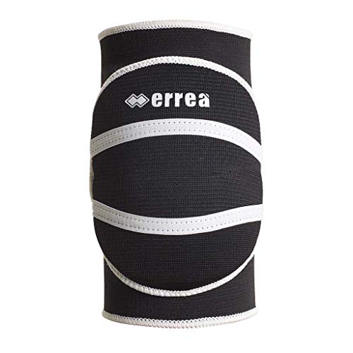 Erreà Atena - Rodilleras de edición limitada, accesorios para voleibol, juego de 2 rodilleras, unisex, para niños y niñas, color negro, talla XS