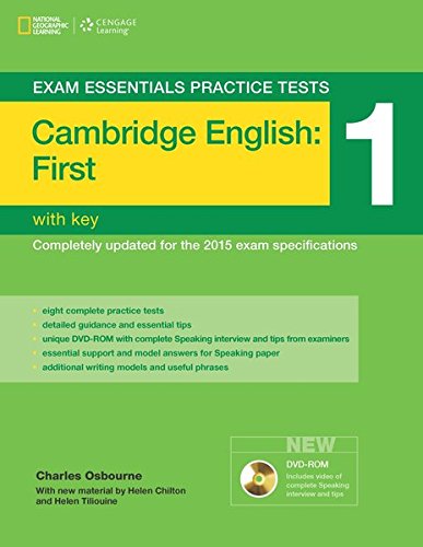 ESSENTIAL TEST 1 +KEY+DVDR FIRST VOLUMEN 1 15: Cambridge First Practice Tests 1 W/Key + DVD-ROM: Vol. 1 (Exam Essentials Practice Tests)