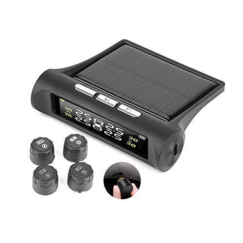EULIQ Monitor de presión de neumáticos de Coche, Muestra presión en Tiempo Real y Temperatura, 6 Modos de Alarma para Proteger los neumáticos EULIQ Monitor de presión de neumáticos de Coche, Muestra presión en Tiempo Real y Temperatura, 6 Modos de Alarma para Proteger los neumáticos