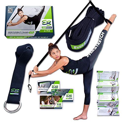 EverStretch Stretching Piernas: Más Flexible con el Entrenador de flexibilidad para Puertas, Equipo Estiramiento Lite para Ballet, Danza, MMA, Taekwondo, Gimnasia. ¡Tu Equipo de Estiramiento portátil EverStretch Stretching Piernas: Más Flexible con el Entrenador de flexibilidad para Puertas, Equipo Estiramiento Lite para Ballet, Danza, MMA, Taekwondo, Gimnasia. ¡Tu Equipo de Estiramiento portátil