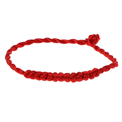 Fahou Kabbalah Red String Pulsera Trenzada De Protección para Buena Suerte contra Mal De Ojo