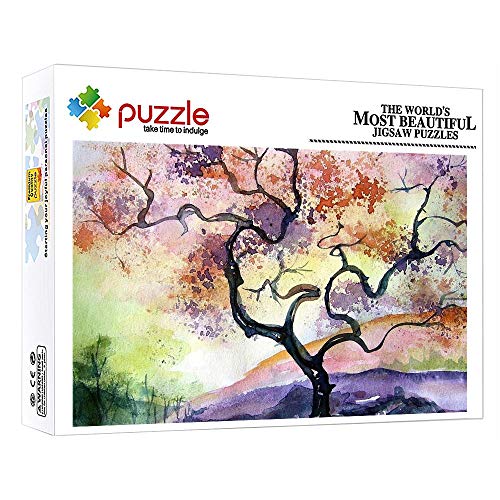 FFGHH Mini Puzzle Árboles Puzzles Adultos 1000 Piezas Puzzles Puzzles 1000 Piezas Adultos Amigo Niños 38Cm X 26Cm