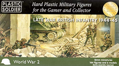 Fin de Guerre d'Infanterie Britannique 1944–45–15 mm miniatures