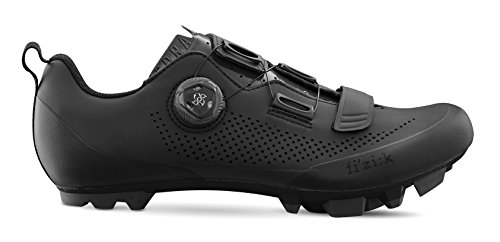 Fizik Terra X5 - Zapatillas para bicicleta de montaña para hombre, color negro y negro (negro/negro - 39)