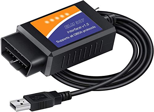 Forscan ELM327 escáner OBD2 USB ELMconfig FoCCCus herramienta de diagnóstico con MS-Can/HS-Can interruptor para Ford Mazda para Windows