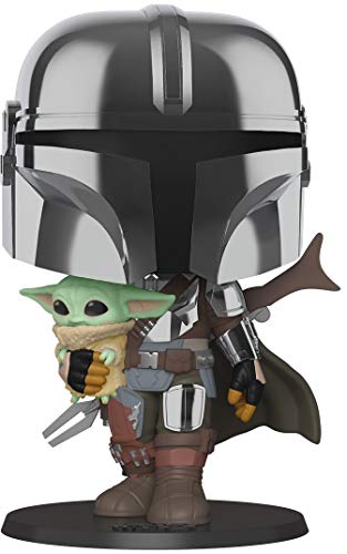 Funko- Pop Star Wars:Mandalorian-10 Mandalorian (w/Chrome Armour) Figura Coleccionable, Multicolor (49931) Funko- Pop Star Wars:Mandalorian-10 Mandalorian (w/Chrome Armour) Figura Coleccionable, Multicolor (49931)