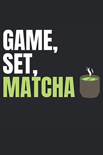 Game, Set, Matcha: Tarot Journal, 6"x9", 107 pages