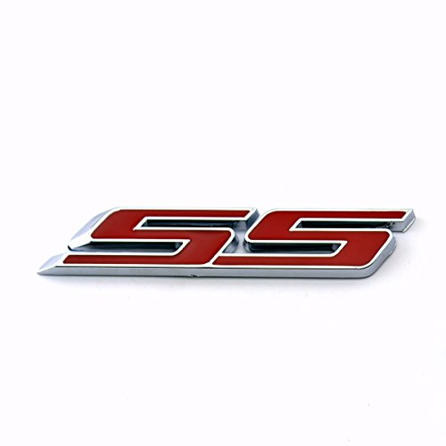 Garage-SixtySix Supersport SS - Emblema adhesivo de plástico rojo