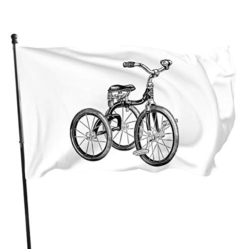 Generic Brands - Banderas de triciclo antiguo (3,81 m)