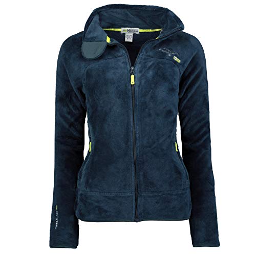 Geographical Norway Upaline - Chaqueta de Forro Polar, para Mujer (Marina, XL)