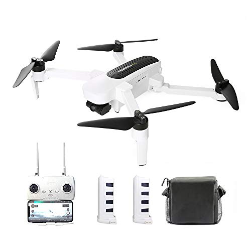 Goolsky H117S Zino RC Drone GPS 5G WiFi FPV 4K UHD Cámara de 3 Ejes Gimbal Quadcopter con Bolsa de Almacenamiento Cargador para Auto de Repuesto Hélice (2 * batería)