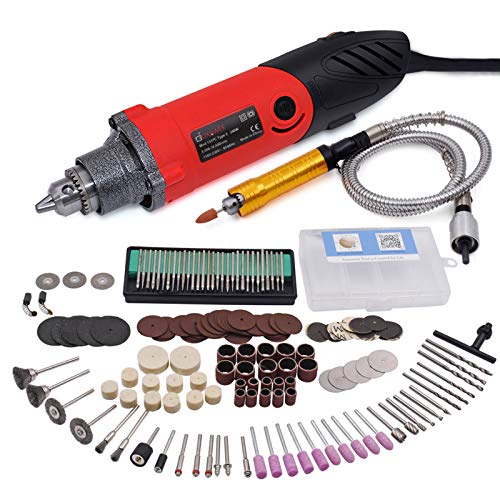 GOXAWEE 240W Multiherramienta Advanced Professional, Herramienta Rotativa Multifunción 170 Accesorios, Amoladora Recta Electrica con Avanzado Eje flexible 3mm y 6mm para Creación Bricolaje GOXAWEE 240W Multiherramienta Advanced Professional, Herramienta Rotativa Multifunción 170 Accesorios, Amoladora Recta Electrica con Avanzado Eje flexible 3mm y 6mm para Creación Bricolaje