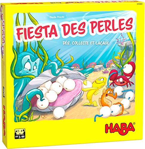 HABA - Fiesta Des Perles 305868 - Juego de Recogida y Cordones para niños a Partir de 3 años HABA - Fiesta Des Perles 305868 - Juego de Recogida y Cordones para niños a Partir de 3 años