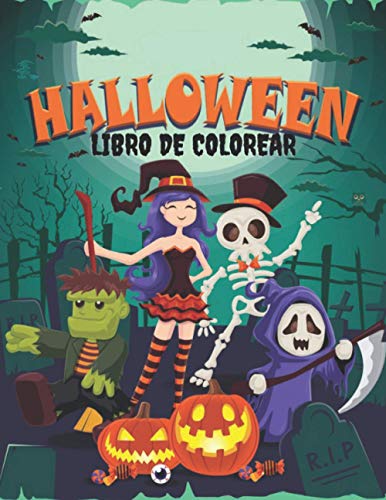 Halloween Libro de Colorear: Libro de Halloween para niños de 4 a 8 años | 60 aterradoras formas de Halloween para colorear para niños: brujas, ... ... para niñas y niños | feliz Halloween.