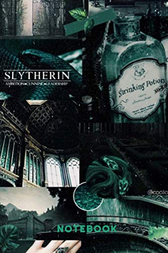 Harry Potter: Slytherin | Notebook , Journal | Perfect for Birthday gifts and Fan club members: Perfectly Lined journal ,120 pages , 6x9 inches