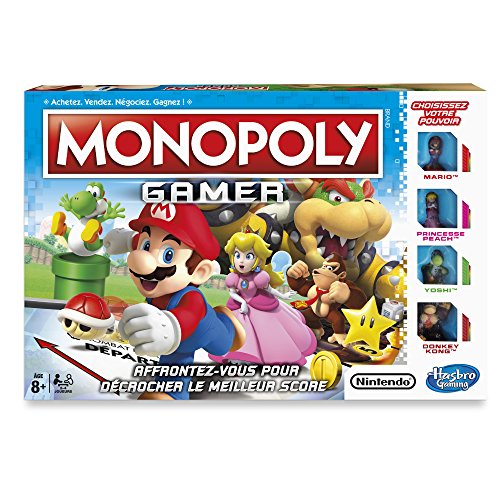 Hasbro Monopoly Gamer Niños Simulación económica - Juego de tablero (Simulación económica, Niños, Niño/niña, 8 año(s), Francés, Francés)