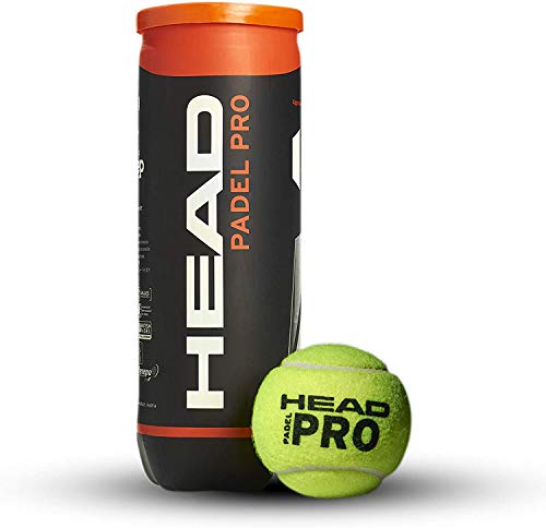 Head Pelotas Bote de Pádel Pro, Amarillo, Talla Única Head Pelotas Bote de Pádel Pro, Amarillo, Talla Única