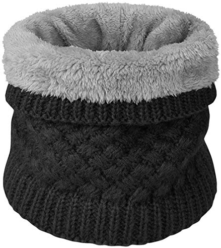 heekpek Calentador de Cuello Bufanda de Tubo Lazo para Hombre y Mujer Multifuncional Grueso y Cálido Bufanda y Gorra para Deportes de Invierno Desgaste de Pareja Fulares (Negro) heekpek Calentador de Cuello Bufanda de Tubo Lazo para Hombre y Mujer Multifuncional Grueso y Cálido Bufanda y Gorra para Deportes de Invierno Desgaste de Pareja Fulares (Negro)