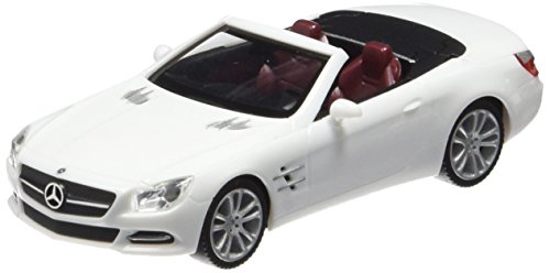 Herpa 024839 - Coche Mercedes Benz Clase SL Cabrio con Capota rígida, Color Blanco Herpa 024839 - Coche Mercedes Benz Clase SL Cabrio con Capota rígida, Color Blanco