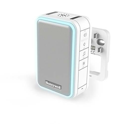 Honeywell Home DW315S Serie 3, timbre con cable, LED, función Silencio y luz LED (Blanco)