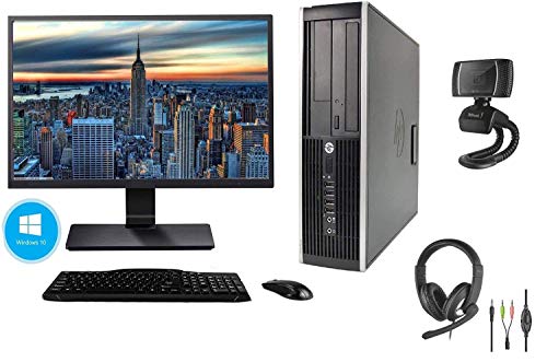 HP Elite 8300 - Ordenador de sobremesa + TFT 22" + Pack Webcam (Intel Core i5-3470, 3.2Ghz, 8GB de RAM, Disco 500GB HDD, Windows 10 Home 64 bits) (Reacondicionado)