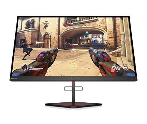 HP OMEN X 25 - Monitor gaming de 25 pulgadas con G-sync + altura ajustable (TN, 240 Hz, 1 ms, FHD 1920 x 1080, 400 nits) negro HP OMEN X 25 - Monitor gaming de 25 pulgadas con G-sync + altura ajustable (TN, 240 Hz, 1 ms, FHD 1920 x 1080, 400 nits) negro