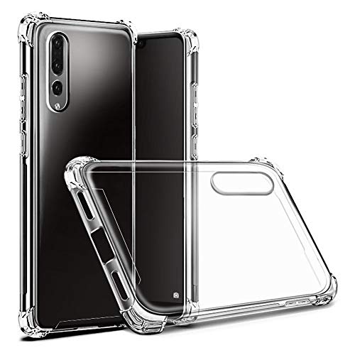 Hually Funda para Huawei P20 Pro, Ultra-Delgado Anti-Arañazos P20 Pro Carcasa Protectora Transparente Delgada de Silicona para la Carcasa del Huawei P20 Pro (Claro)