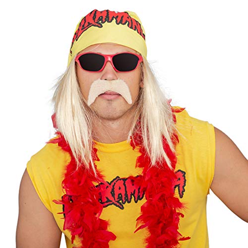 Hulk Hogan Hulkamania - Disfraz completo para adulto - - XXX-Large
