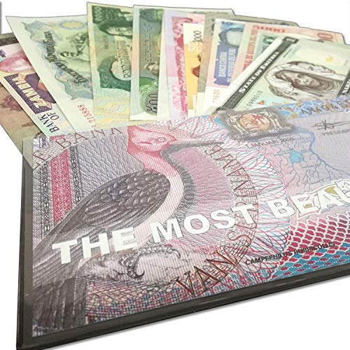 IMPACTO COLECCIONABLES Billetes del Mundo - Colección de Billetes - Los 13 Billetes más Bonitos del Mundo
