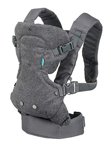 INFANTINO, Flip Advanced - Convertible Carrier, Grey : Green Bib INFANTINO, Flip Advanced - Convertible Carrier, Grey : Green Bib