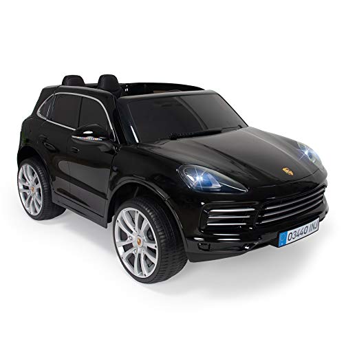 INJUSA - Coche Porsche Cayenne S 12V Licenciado con Control Remoto, Suspensión Trasera y Apertura de Puertas Recomendado +3 Años INJUSA - Coche Porsche Cayenne S 12V Licenciado con Control Remoto, Suspensión Trasera y Apertura de Puertas Recomendado +3 Años