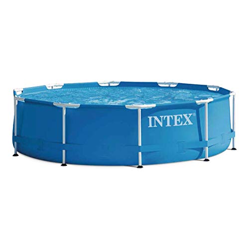 Intex 28202NP Piscina redonda Metal Frame, con depuradora, 305X76 cm 4485 litros