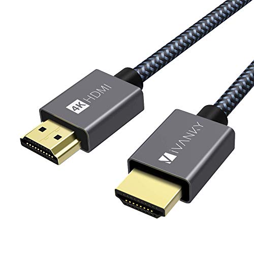 iVANKY Cable HDMI 1,2m Ultra HD 4K, HDMI 2.0 Cable 18Gbps, Compatible con 4K@60HZ, Ultra HD, 3D, Full HD 1080p, HDR, ARC, Alta Velocidad con Ethernet, PC, Xbox PS3/4, BLU-Ray, HDTV iVANKY Cable HDMI 1,2m Ultra HD 4K, HDMI 2.0 Cable 18Gbps, Compatible con 4K@60HZ, Ultra HD, 3D, Full HD 1080p, HDR, ARC, Alta Velocidad con Ethernet, PC, Xbox PS3/4, BLU-Ray, HDTV